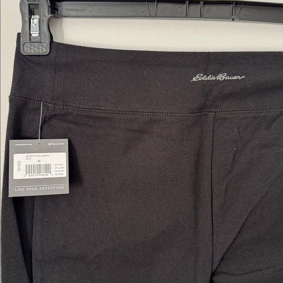🆕 - Eddie Bauer - 2 pairs of Girl On The Go - knit leggings Black - M - Picture 3 of 7